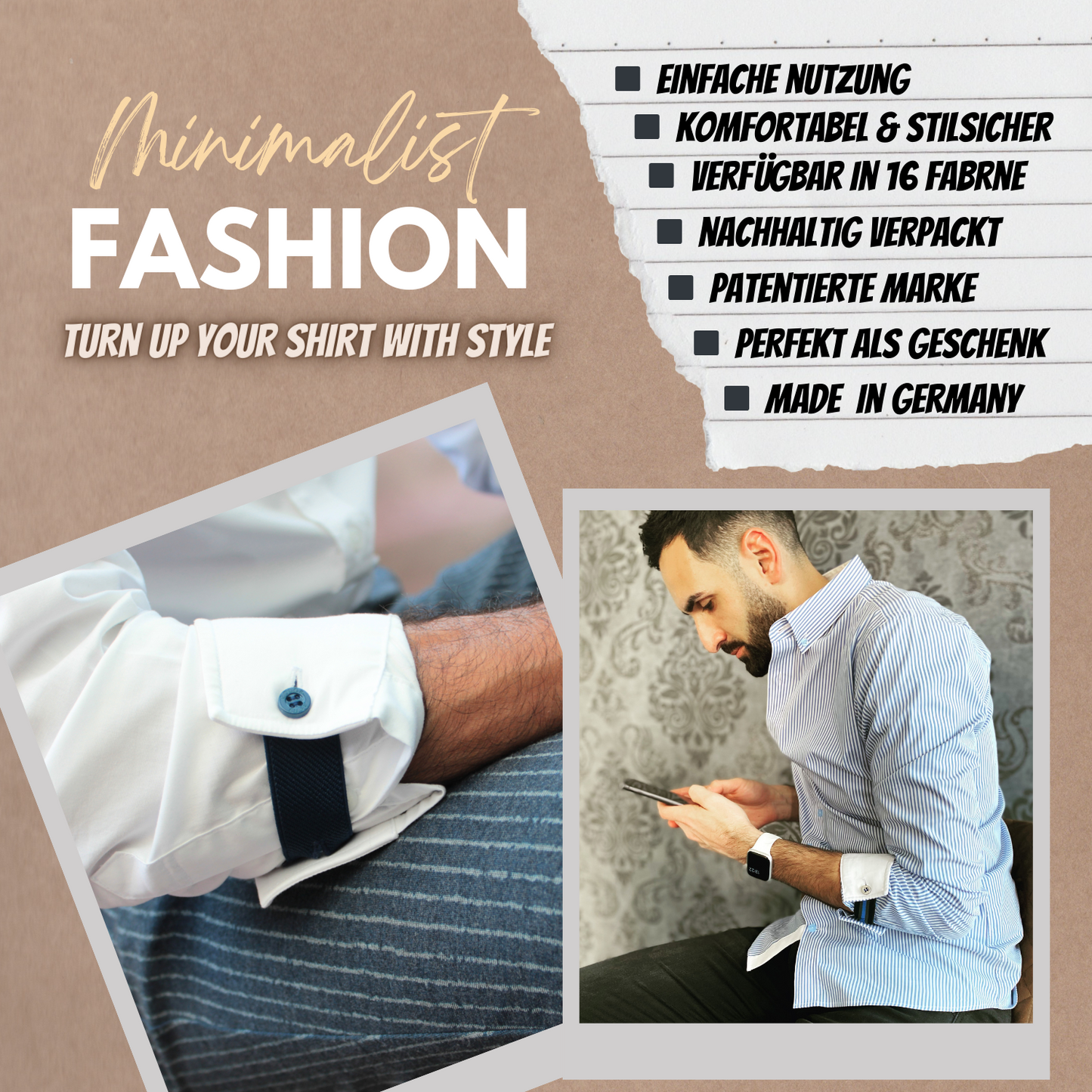 Manschettenhalter "Bogota"