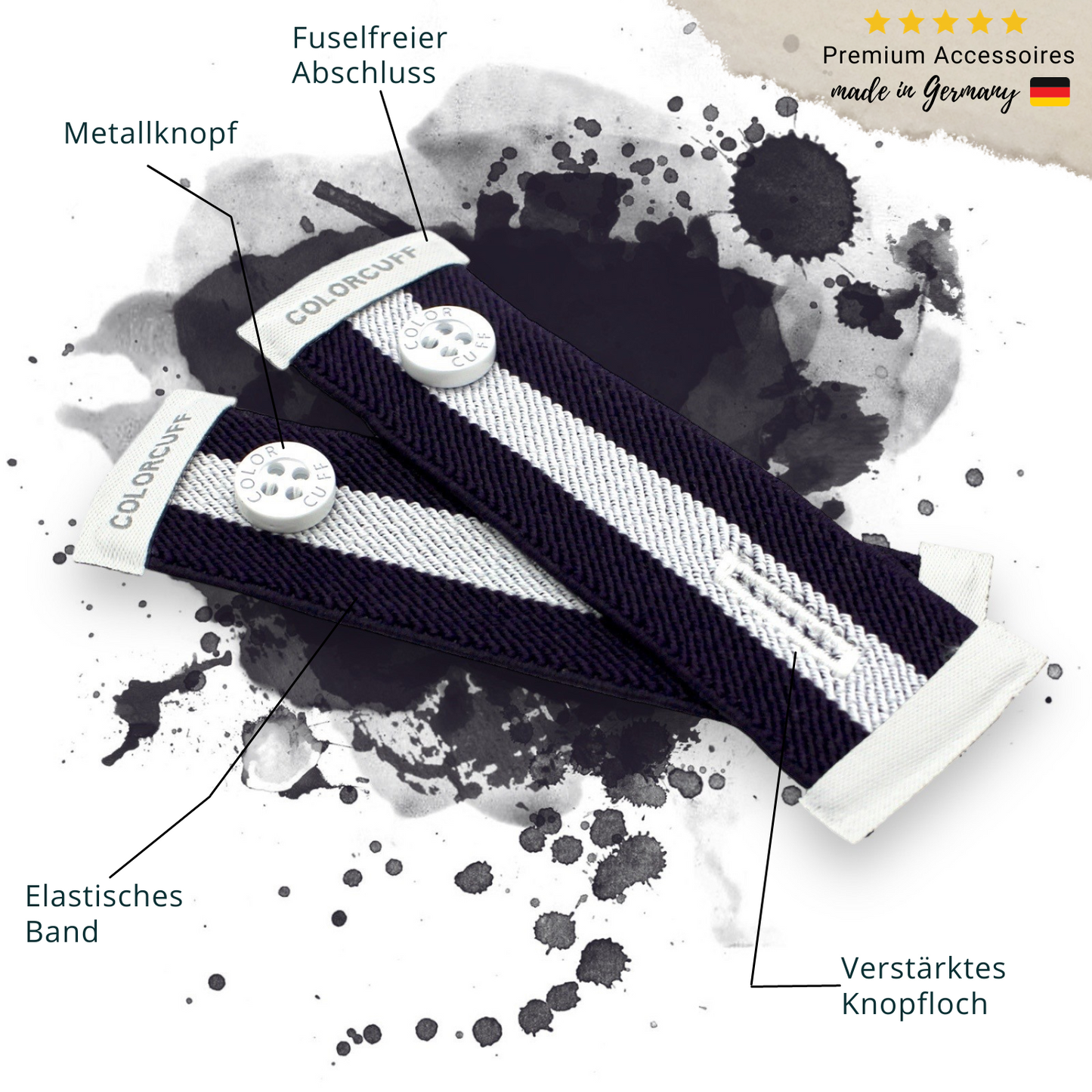 Colorcuff Manschettenhalter Ärmelhalter Cuff Up