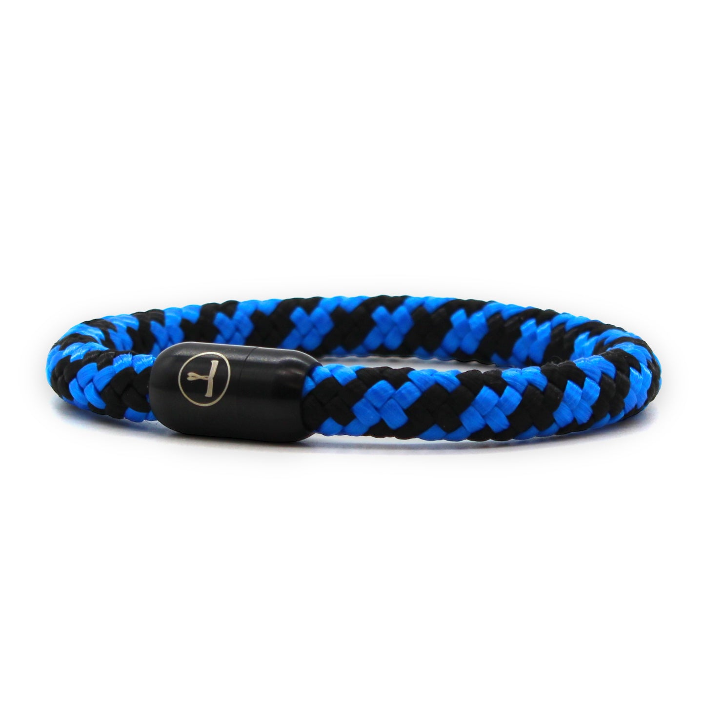 Segeltauarmband Max Black & Blue