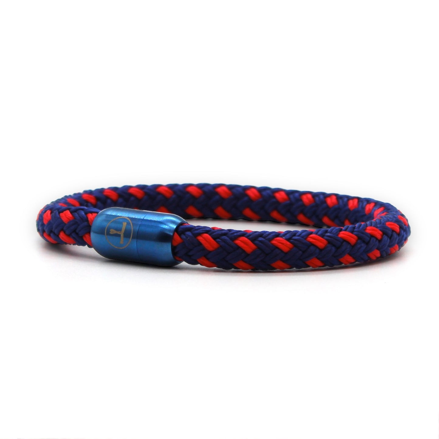 Segeltauarmband Max Blue & Red