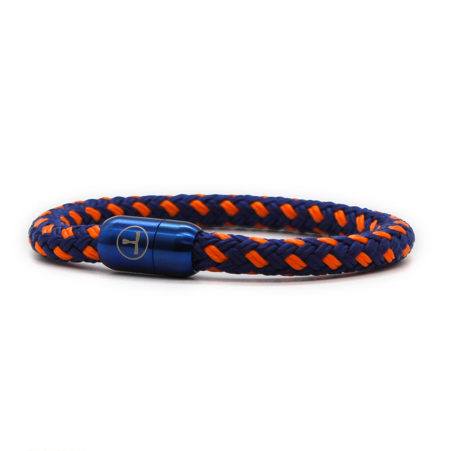 Segeltauarmband Max Blue & Orange