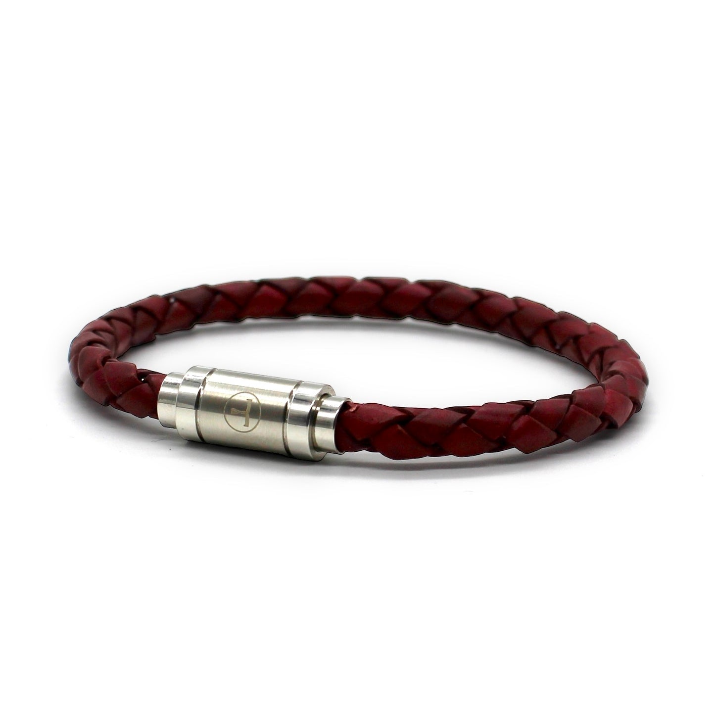 Lederarmband Slim Red Vintage